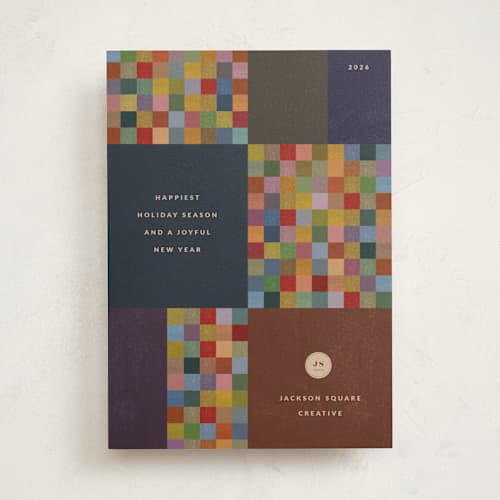 This is a ocean business holiday cards with standard by Sumak Studio called check check printing on signature in standard