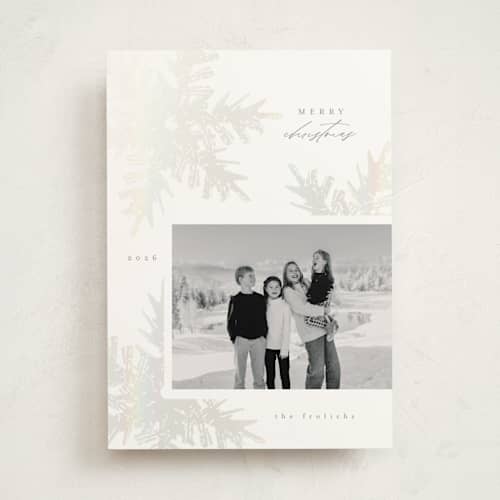 This is a snowball gloss press holiday cards with gloss press by Angela Garrick called falling snow printing on signature in standard