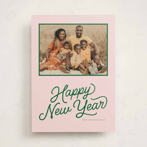 This is a kelly photo mount holiday cards with standard by BR Designs called retro vintage holiday printing on recycled in photo_mount