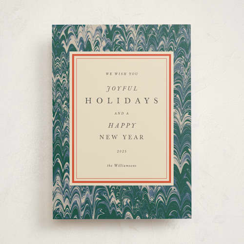 This is a seaside non photo holiday cards with standard by Studio Suku called book printing on signature in standard