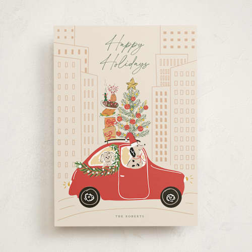 This is a pudding non photo holiday cards with standard by samovilka called merriestmerry printing on signature in standard