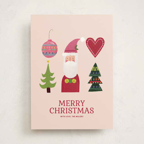 This is a gumdrop non photo holiday cards with standard by Michelle Harrick called nordic christmas printing on signature in standard