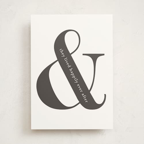 This is a ink anniversary cards with standard by Kasia Labocki called happily ever after printing on signature in greeting cards