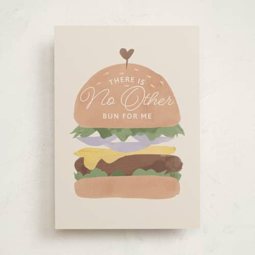 This is a wheat anniversary cards with standard by Elif Sahin called there is no other bun printing on signature in greeting cards