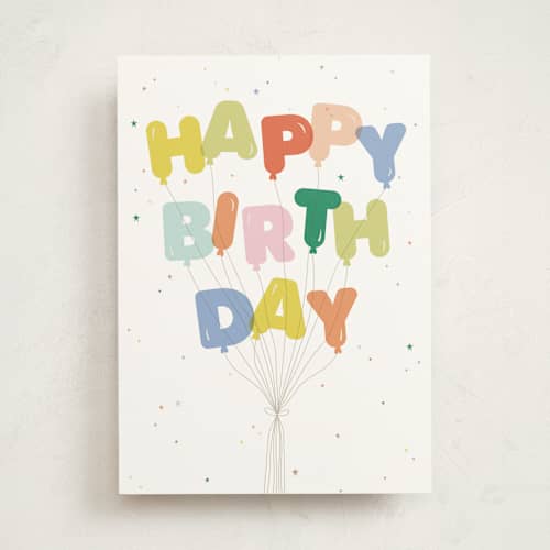 This is a gum drop birthday cards with standard by Ellen Schlegelmilch called the big one! printing on signature in greeting cards