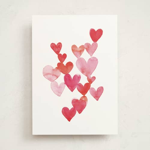 This is a rose greeting cards with standard by Claudia Orengo called love is around you printing on signature in greeting cards