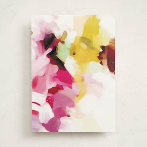 This is a shades of pink greeting cards with standard by Parima Studio called by the window printing on signature in greeting cards