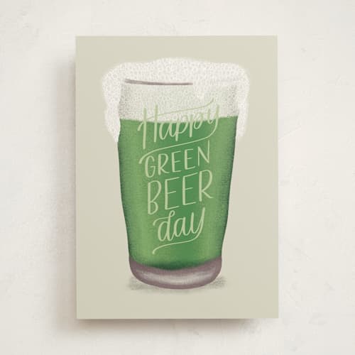 This is a sage greeting cards with standard by Carolyn Kach called may your draughts come true printing on signature in greeting cards