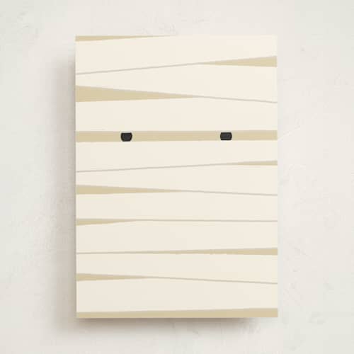 This is a champagne greeting cards with standard by Alexandra Cohn called mummy printing on signature in greeting cards