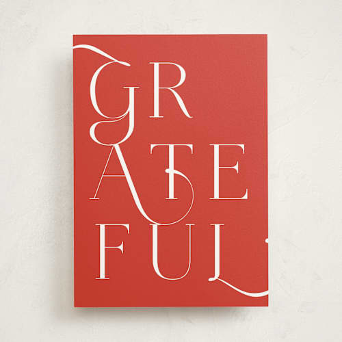 This is a ruby greeting cards with standard by Amy Kross called tower type printing on signature in greeting cards