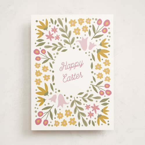 This is a winter rose greeting cards with standard by Iveta Angelova called pastel garden printing on signature in greeting cards