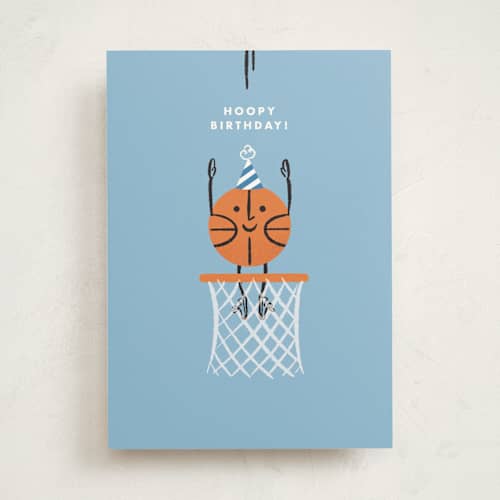 This is a capri birthday cards for him with standard by mo kelley called hoopy birthday printing on signature in greeting cards