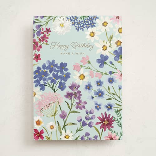 This is a sky birthday cards for her with standard by Yaling Hou Suzuki called fabulous birthday printing on signature in greeting cards