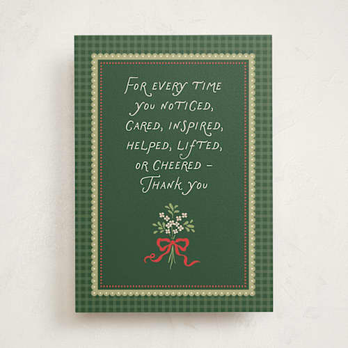 This is a mistletoe greeting cards with standard by Erin L. Wilson called the joy you bring printing on signature in greeting cards