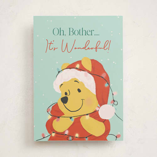 This is a mint greeting cards with standard by Fathima Aziz called disney it's wonderful printing on signature in greeting cards