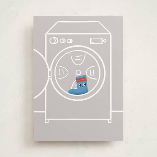 This is a pebble friendship cards with standard by mo kelley called i've been missing you printing on signature in greeting cards