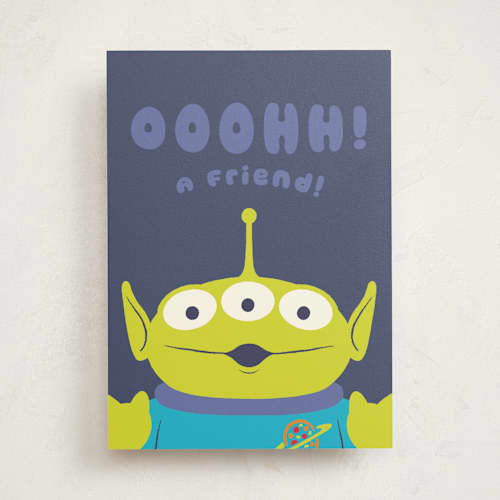 This is a lemon lime friendship cards with standard by Kiersten Garner called disney and pixar's ooohhh! printing on signature in greeting cards