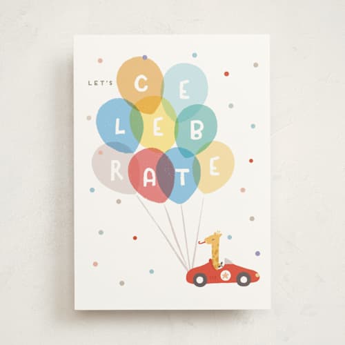 This is a candy birthday cards for kids with standard by chocomocacino called monza printing on signature in greeting cards