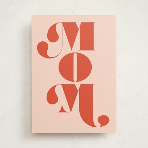 This is a papaya mothers day cards with standard by lori jacobs wemple called mom... printing on signature in greeting cards