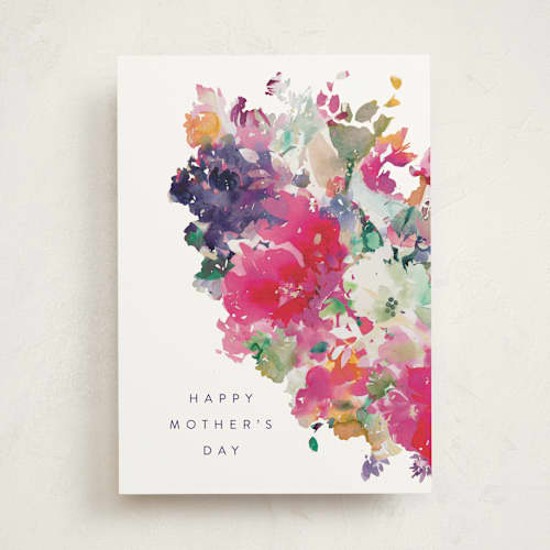 This is a rose mothers day cards with standard by Lori Wemple called floral printing on signature in greeting cards