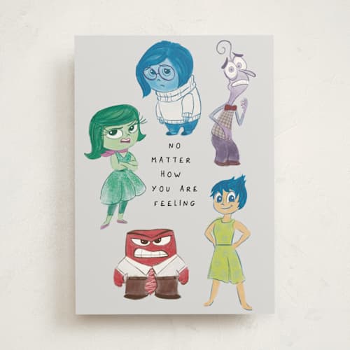 This is a powder sympathy cards with standard by Orasie called disney and pixar's here for you printing on signature in greeting cards