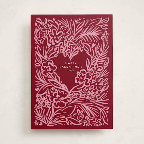 This is a tomato valentines day cards with standard by Ilze Lucero called love that grows printing on signature in greeting cards