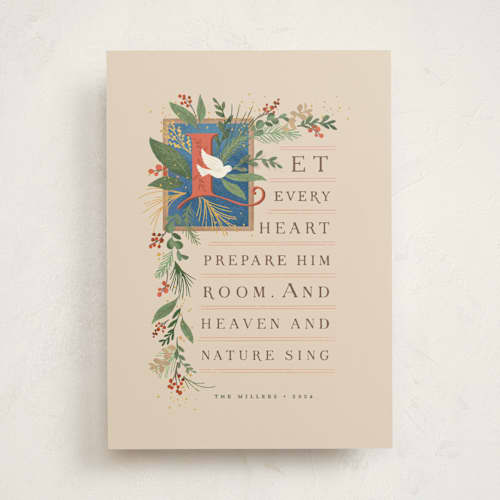This is a parchment met with standard by Jennifer Wick called let every heart printing on signature in standard