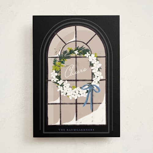 This is a coal met with standard by Baumbirdy called dogwood stained glass printing on signature in standard