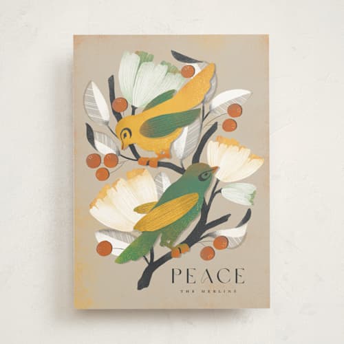 This is a cream met with standard by Snow and Ivy called kinfolk printing on signature in standard