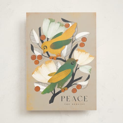 This is a cream met with standard by Snow and Ivy called kinfolk printing on signature in standard
