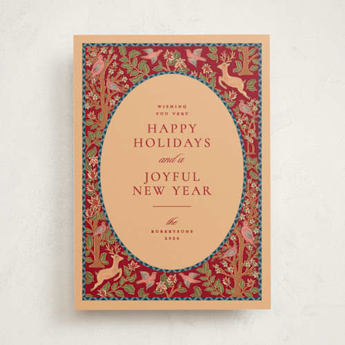 This is a mulled wine met with standard by Creo Study called holiday flora and fauna printing on signature in standard