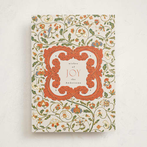 This is a coral met with standard by Gwen Bedat called jardin chinois printing on signature in standard