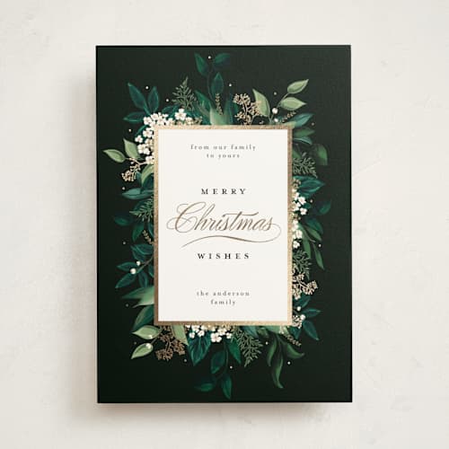 This is a emerald met with foil pressed by Susan Moyal called emerald vines printing on signature in standard