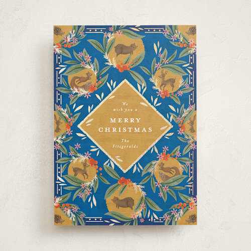 This is a azure met with foil pressed by Jackie Crawford called belles heures printing on signature in standard