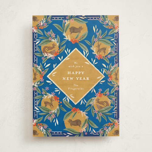 This is a azure met with foil pressed by Jackie Crawford called belles heures printing on signature in standard