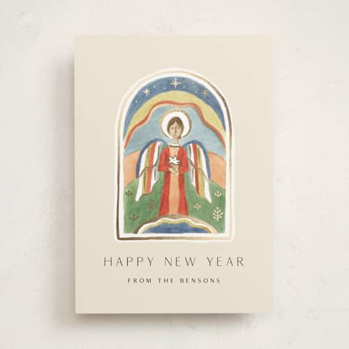 This is a cream met with foil pressed by Amy Kross called messenger printing on signature in standard