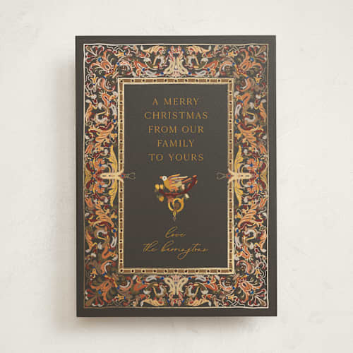 This is a chocolate met with foil pressed by Becky Nimoy called pietra dura printing on signature in standard