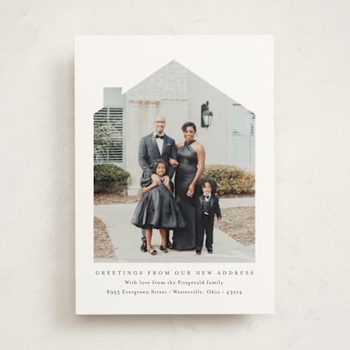 This is a chalk moving announcements with standard by Heather Schertzer called new stop printing on signature in standard