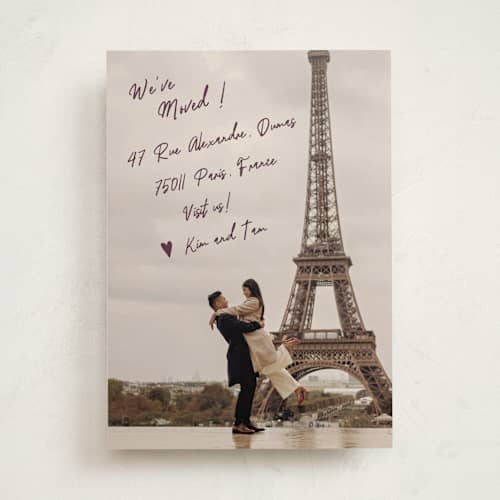This is a aubergine moving announcements with standard by Ani Somi called scribble type printing on signature in standard