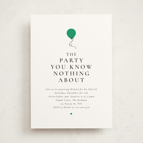 This is a clover party invitations with standard by mo kelley called what party? printing on signature in standard