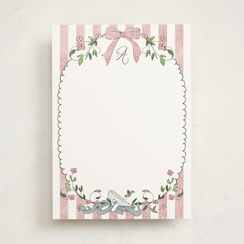 This is a rose personalized stationery thank you cards with standard by Kamala Nahas called disney princess cinderella dress up printing on signature in 5x7