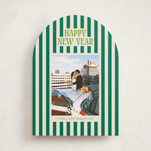 This is a balsam photo christmas cards with standard by Ekko Studio called bold & bright printing on recycled smooth signature in standard