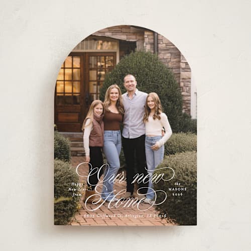 This is a snow holiday photo cards with standard by Blustery August called abode printing on recycled smooth signature in standard