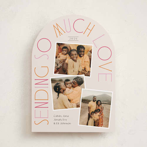 This is a bubblegum valentines day with standard by Laura Hankins called lovely type printing on recycled smooth signature in standard