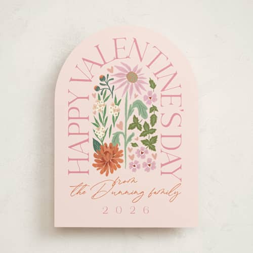 This is a peony valentines day with standard by Alethea and Ruth called floral arch printing on signature in standard