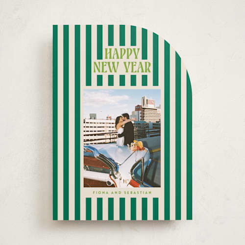 This is a balsam photo christmas cards with standard by Ekko Studio called bold & bright printing on recycled smooth signature in standard