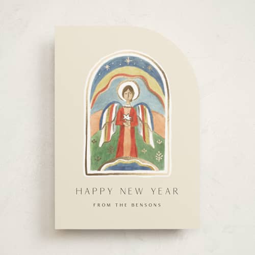 This is a cream met with foil pressed by Amy Kross called messenger printing on signature in standard