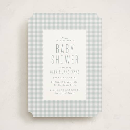 This is a sky baby shower invitations with standard by Lea Delaveris called charming printing on signature in standard