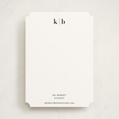 This is a onyx personalized stationery thank you cards with standard by Jennifer Postorino called honorable printing on signature in 5x7