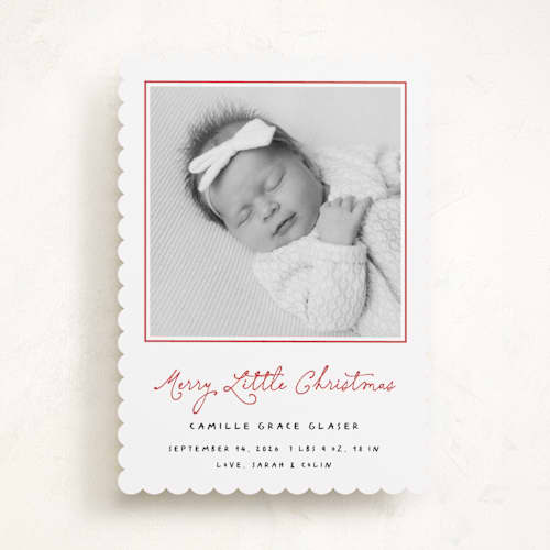 This is a candy cane babys first christmas with standard by Benita Crandall called baby noel printing on recycled smooth signature in standard